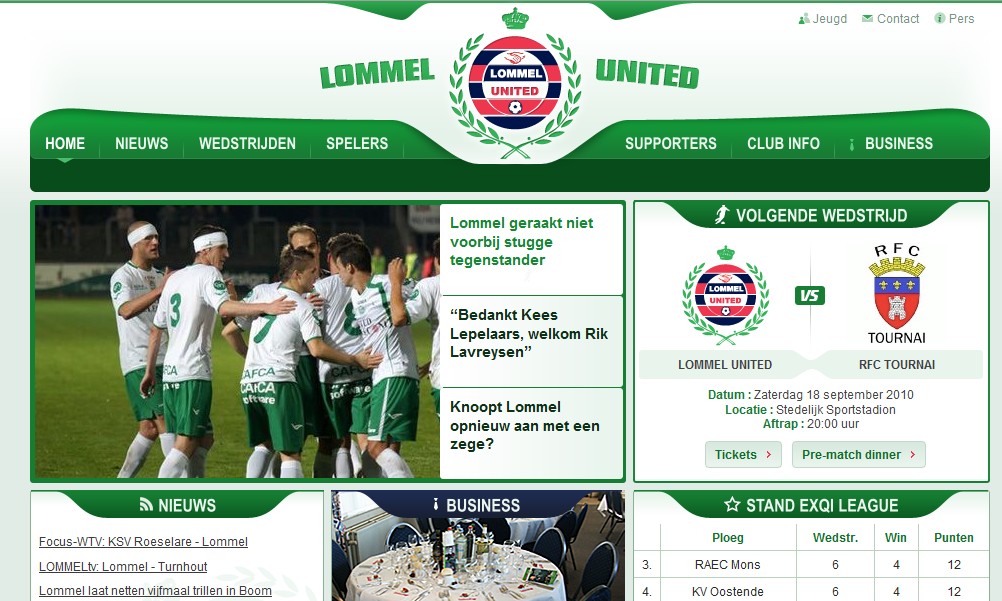 Lommel United Website